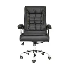 COEA - Silla Giratoria de Oficina Shiny Presidente Negro