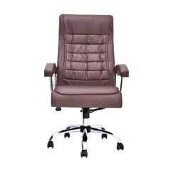 COEA - Silla Giratoria de Oficina Shiny Presidente Marrón