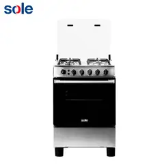 SOLE - Cocina a Gas 4 Hornillas Punta Sal 60cm