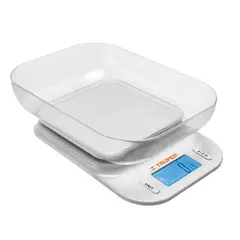 TRUPER - Balanza digital para cocina plato abs
