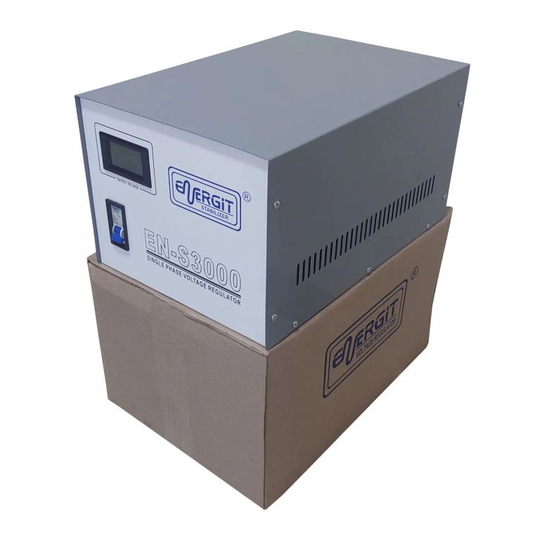 ESTABILIZADOR SOLIDO 3000W 3KVA 220V DIGITAL - ENERGIT