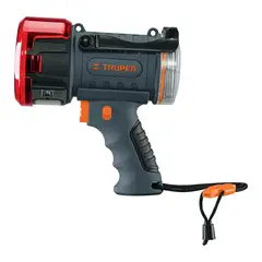 TRUPER - Linterna de LED 2000 lm recargable alta potencia,
