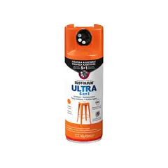 RUST OLEUM - Pintura en aerosol Ultra 5 en 1 Naranja Brillante
