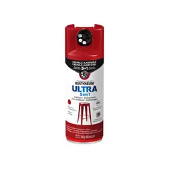 RUST OLEUM - Pintura en aerosol Ultra 5 en 1 Rojo Oscuro Brillante