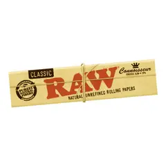 GENERICO - PAPELILLO CON TIPS PRE-ROLLED RAW CONNOISSEUR CLASSIC KING SIZE