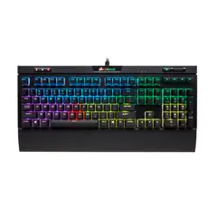 CORSAIR - Teclado Mecánico para Juegos STRAFE RGB MK2 CHERRY MX Red