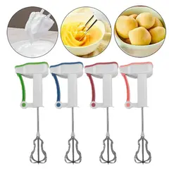 OEM - Batidora Manual de Gatillo Mecanico Ergonomico para Batir Huevos