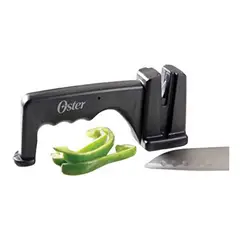 OSTER - Afilador de Cuchillos Mango Ergonómico Negro 75979-01