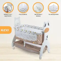 EBABY - Cuna Colecho para Bebe «AURA» Beige