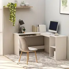 TU MESITA - Escritorio Esquinero juvenil Petrov color Blanco