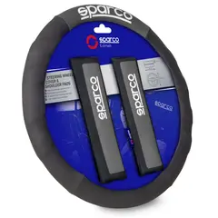 SPARCO - Forro De Timon Protector De Cinturon Gris