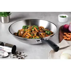 TRAMONTINA - Sartén Acero Inoxidable fondo triple 24cm