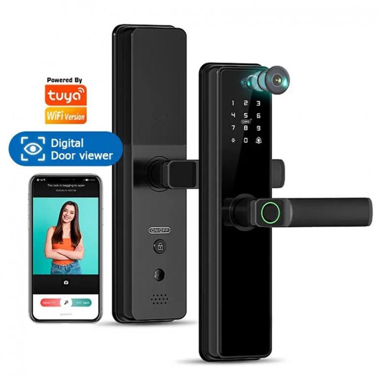Cerradura Smart Video Portero Wifi 2.4 Ghz Tuya B2-PRO Cámara