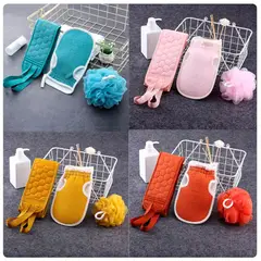 GENERICO - Set de 3 Accesorios de Ducha Baño en Bolsa Kawaii