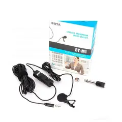 BOYA - Micrófono Solapero - BY-M1 - Para Celulares y Cámaras DSLR