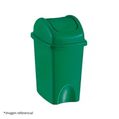 DISA SOLUCIONES ECOEFICIENTES - PAPELERA VAIVEN VERDE 10 LITROS