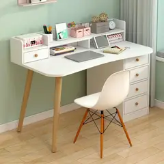 TU MESITA - Escritorio Vintage Moderno Christie Blanco 100 cm