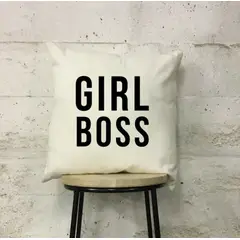 GENERICO - Cojin cuadrado Girlboss