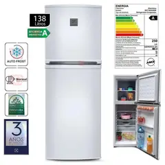 Electrolux - Refrigeradora con 2 puertas 138Lts Blanco