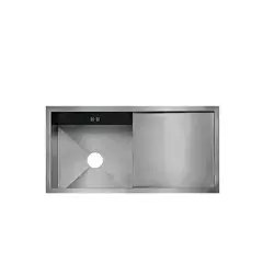 XM - LAVADERO DE COCINA ACERO 1P CON ESCURRIDERO GRIS ULS03-10050