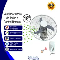 GENERICO - Ventilador Orbital De Techo 18"