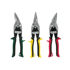 TRUPER - Kit tijeras de aviación drywall corte derecho recto izquierdo