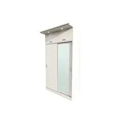 BARAKA HOME - Ropero Vaduz 3 Cuerpos, Dos Puertas corredizas / Escandinavo - Blanco
