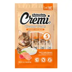 GENERICO - Snack para Gatos Naturalistic Cremi Salmón y Atún 60gr
