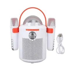 GENERICO - Parlante Karaoke con 2 Micrófonos Inalámbricos Bluetooth 5,0