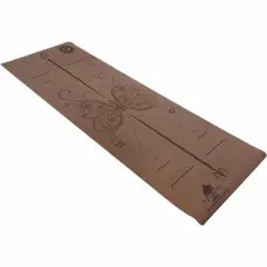 RUNNING SPORT PERU - Mat de Yoga de Corcho Ecológico Mariposa Premium