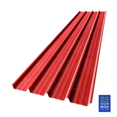 OCHMON PERU - Techos Metalicos Aluzinc TR5 Rojo 025mm de 105cm x 300cm de largo