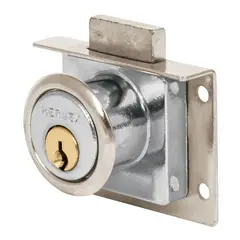 HERMEX - Chapa cerradura para mueble modelo 24 cromo