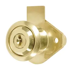 HERMEX - Chapa cerradura para mueble modelo 21 laton