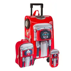 SCOOL - SET PAW PATROL EVA 3D MARSHALL MALETA LONCHERA CARTUCHERA