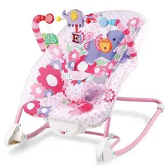 GENERICO - Silla Mecedora Rosada Elefante 18 Kg