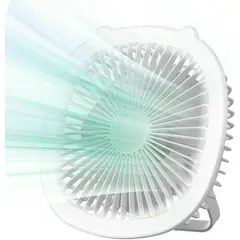 GENERICO - Lámpara de mesa y ventilador