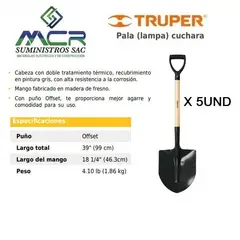 PRETUL - Pala O LAMPA MINERA con puño "Y" 6 UND