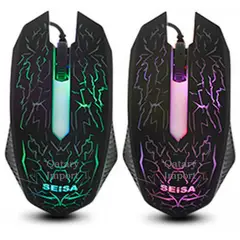 OEM - Mouse Optico Gamer Camaleon Cambia Color LED Ergonómico