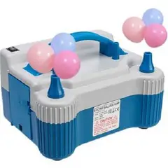 GENERICO - Inflador de Globos con Doble Válvula Azul