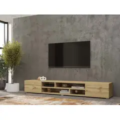 TU MESITA - Mesa de Tv Moderna 2 puertas Olimpia color Duna
