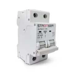 NEW ERA - TERMOMAGNETICO 2X16A C16 RIEL STRONGER