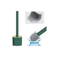 SM - Cepillo Silicona Baño o Fregadero Verde Oscuro