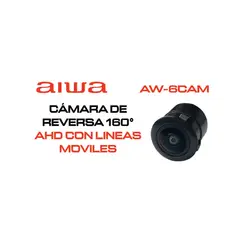 AIWA - Cámara de Reversa 160° AHD con Líneas Móviles AW-6CAM