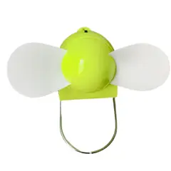 GENERICO - Mini Ventilador Portátil de 2 Aspas USB Fan Verde