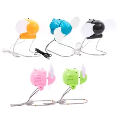 GENERICO - Ventilador de 2 Aspas USB Portátil Color Varia