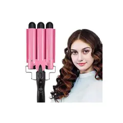 OEM - Rizador de Cabello Triple Cilindro Ondulador Tenaza