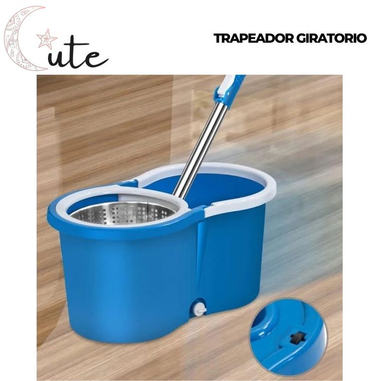 TRAPEADOR GIRATORIO CON ESCURRIDOR AUTOMÁTICO