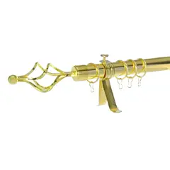 SALA FABULOSA - Barra / tubo dorado para cortina es graduable de 1.60 a 3 mts