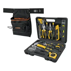 PRETUL - Combo Set de 42 Herramientas + Cinturon PortaHerramientas
