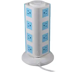 OEM - Torre Enchufe, Extesion Multiple 4 Pisos + Puertos USB 2A